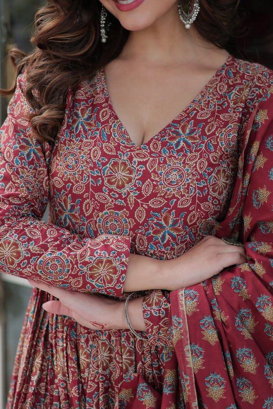 PREMIUM READYMADE  KURTI WITH PANT & DUPATTA SET