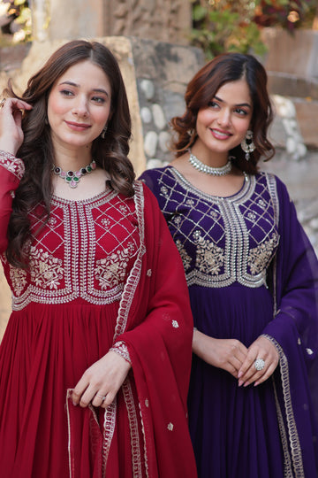 Latest Designer Gown for Women – Embroidered Sequins & Beads | Perfect for Any Occasion